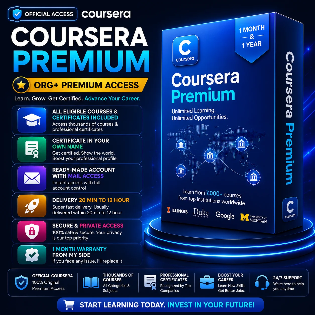 Coursera Premium Subscription